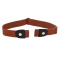 No Buckle Stretch Elastic Waist Belt Buckless Belt Invisible Elastic Waist Belt Unisex For Jeans Pants, Lazy Belts For Women Men. 