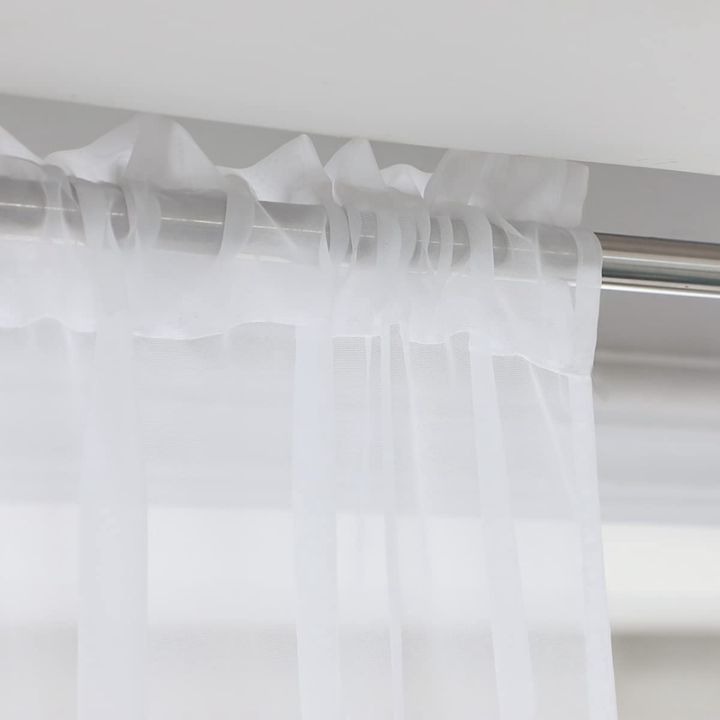 Window%20White%20Sheer%20Curtains%2084%20Inches%20Long%202%20Panels%20Sheer%20White%20Curtains%20Clear%20Curtains%20Basic%20Rod%20Pocket%20Panel%20-%20Image%205