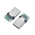 10pcs USB 3.1 Type-C Connector 24 Pins Male / Female Socket Receptacle Adapter to Solder Wire Cable 24 Pins Support Board. 