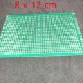 12x8cm DOTTED Veroboard SINGLE SIDE DOT 12x8cm Glass Fiber Stripboard PCB Printed Circuit Board Project Board For Prototyping Soldering Leads Pin Hole Vero Board DIY. 