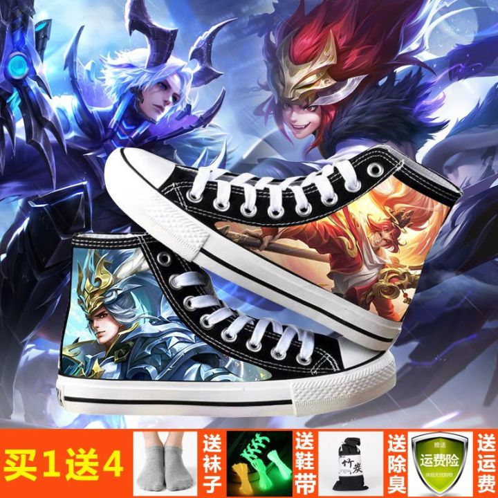 King%20Glory%20High-Top%20Shoes%20Male%20and%20Female%20Student%20Li%20Bai%20Hanxin%20Sun%20Wukong%20Zhizunbao%20Canvas%20Shoes%20Surrounding%20the%20Game%20-%20Image%204
