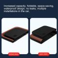 Car Seat Back Storage Box ABS Waterproof Rear Mounted Trash Can Car Seat Back Organizer Box Multi Function Storage Bags. 