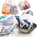 1pc Colored Weaving Thread Yarn Soft Polyester Woven Bag Carpet DIY Hand-knitted Material.