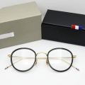 Brand Alloy Acetate Glasses Frame Men Women Vintage Round Prescription Eyeglasses Myopia Eyewear With Original Box tb905. 