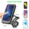 Universal Waterproof Bicycle Phone Holder Bike Motorcycle Handlebar Mobile Phone Stand Mount Waterproof Cell Phone Bracket Case. 