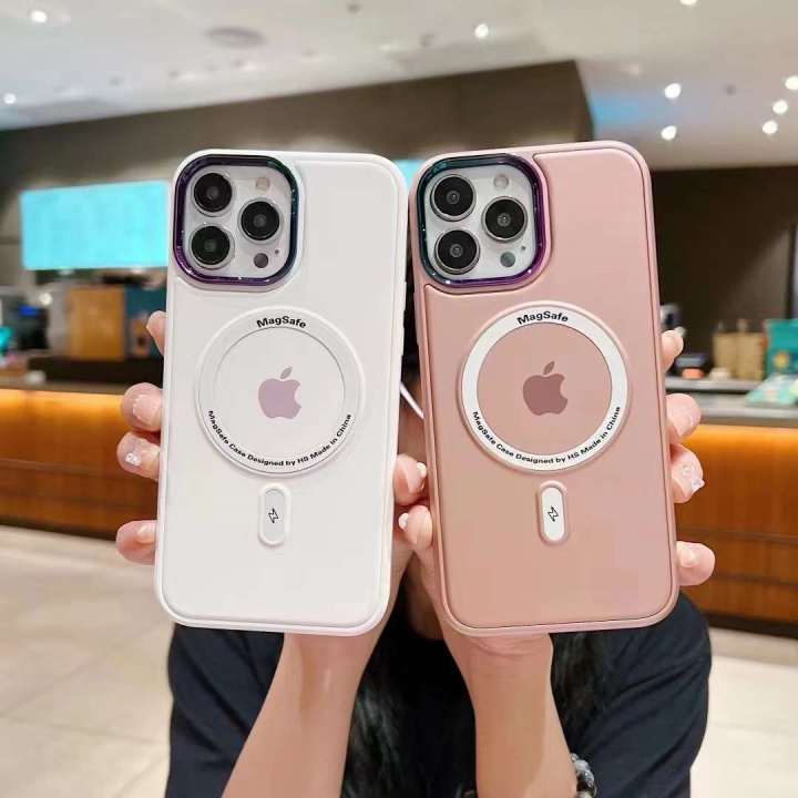 For%20iPhone%2012%20Pro%20Magsafe%20Magnetic%20Wireless%20Charging%20Case%20Clear%20Shockproof%20Solid%20Hard%20PC%20Protect%20Back%20Cover%20-%20Image%204