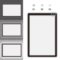 (Ready Now)A4 Size LED Three Level of Brightness Dimmable Acrylic Copy Boards for Anime Sketch Drawing Sketchpad. 