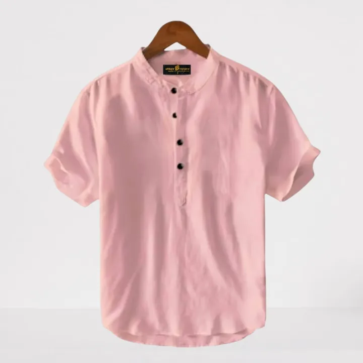 New%20oxford%20cotton%20half%20Sleeve%20katua%20for%20Man%20-%20Image%202
