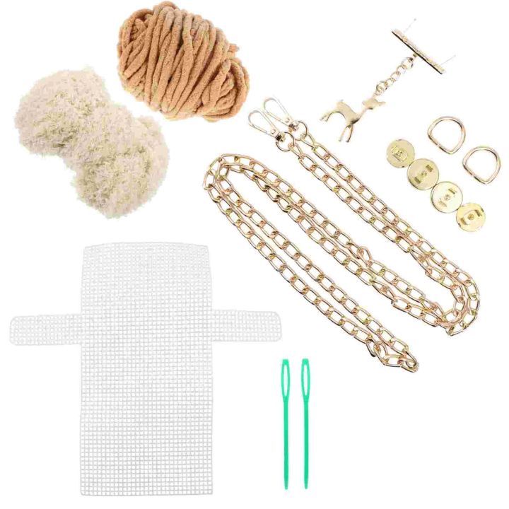 DIY%20Yarn%20Bag%20Purse%20Making%20Kit%20Crafting%20Supplies%20Material%20Handmade%20Accessory%20Cotton%20Woven%20-%20Image%206