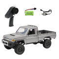 GC MN82PRO 1/12 Full Scale RC Car 2.4G 4WD Remote Control Off Road Pickup With LED Lights RC Rock Crawler Model Toy Gifts For Kids. 