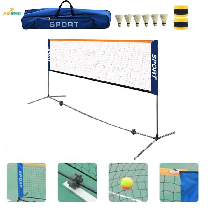 Badminton%20Pickleball%20Net%20Set%20Multifunctional%206%20Badminton%20for%20Soccer%20Indoor%206.1m%20Width%20-%20Image%203