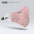 Fabrilife 7 Layer Cotton Fashion Mask - Rose Pink.