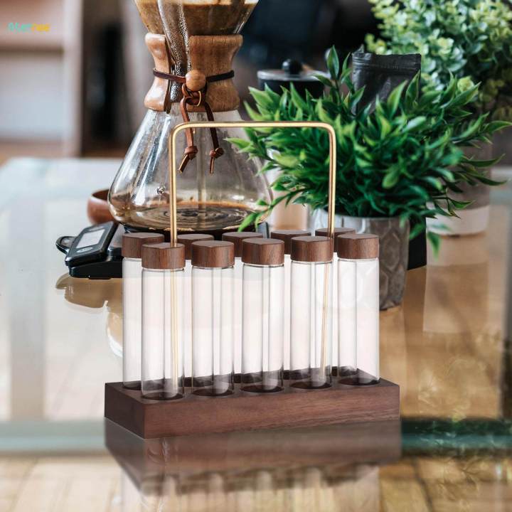 10x%20Single%20Bean%20Storage%20Tubes%20Coffee%20Tubes%20Coffee%20Bean%20Cellars%20Airtight%20Sealed%20Glass%20Canister%20Jars%20for%20Coffee%20Lovers%20-%20Image%204