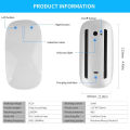 Bluetooth Wireless Mouse Rechargeable Silent Multi Arc Touch Mice Ultra-thin Magic Mouse For Laptop Ipad Mac PC Macbook.