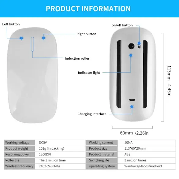 Bluetooth%20Wireless%20Mouse%20Rechargeable%20Silent%20Multi%20Arc%20Touch%20Mice%20Ultra-thin%20Magic%20Mouse%20For%20Laptop%20Ipad%20Mac%20PC%20Macbook%20-%20Image%204
