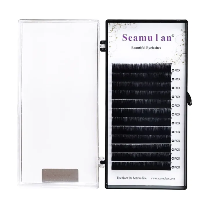 Seamulan%20Eyelashes%20Extensions%20Matte%20Black%20High%20Quality%20J/B/C/D/M%20Curl%20Volume%20Lashes%20Natural%20Soft%20Individual%20False%20Mink%20Lashes%20-%20Image%207