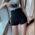 2022 Dark Blue Jean Shorts For Women Casual Hip Lift High Waist Denim Shorts Mujer Short Jeans Female.