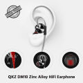 QKZ DM10 Zinc Alloy HiFi Earphone In Ear Earphones Sports Headset Phone Laptop Gaming Earphone(null). 