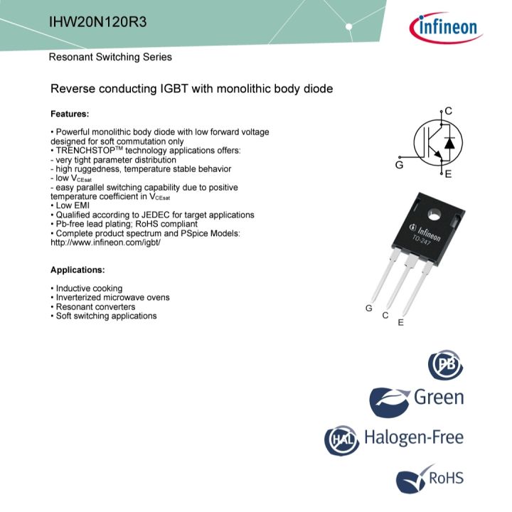 H20R1203%20Induction%20Cooker%20IGBT%20Heating%20Control%20Resonant%20Switching%201200V%2020A%20Monolithic%20Body%20Diode%20TO247%20Remove%20Error%20Code%20E7%20E8%20Microwave%20Induction%20Cooker%20Replace%20Parts%20-%20Image%206