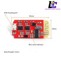 CT14 Stereo Bluetooth Amplifier Board 5V AMP F Class 5W+5W Amplifier Module with Charging Port for Speaker Modification DIY. 