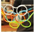 Creative Funny Soft Plastic Straw for Kids Birthday Party Toys Fun Glasses Flexible Drinking Toys Children Baby Party Toys Gifts. 