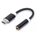 Type C to 3.5mm Headphone Jack Audio Adapter, USB C Male to Female 3.5mm Cable Audio Adapter Converter - Cable Protector.