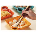 1PCS Vinegar Dish Meal Sushi Dumplings Dish Square PP Snack Plate Dumpling Tray.