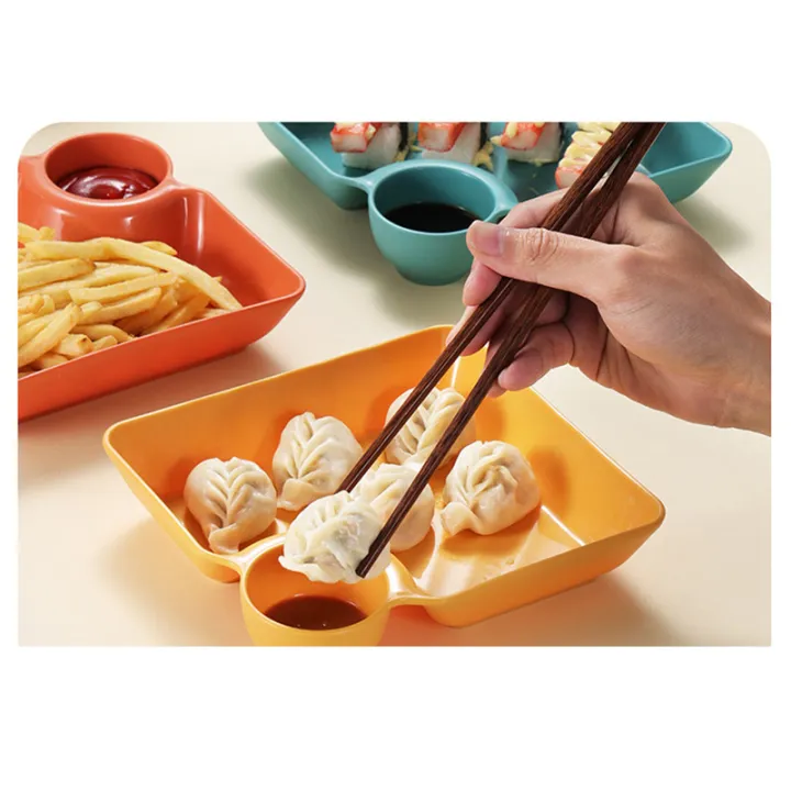 1PCS%20Vinegar%20Dish%20Meal%20Sushi%20Dumplings%20Dish%20Square%20PP%20Snack%20Plate%20Dumpling%20Tray%20-%20Image%202