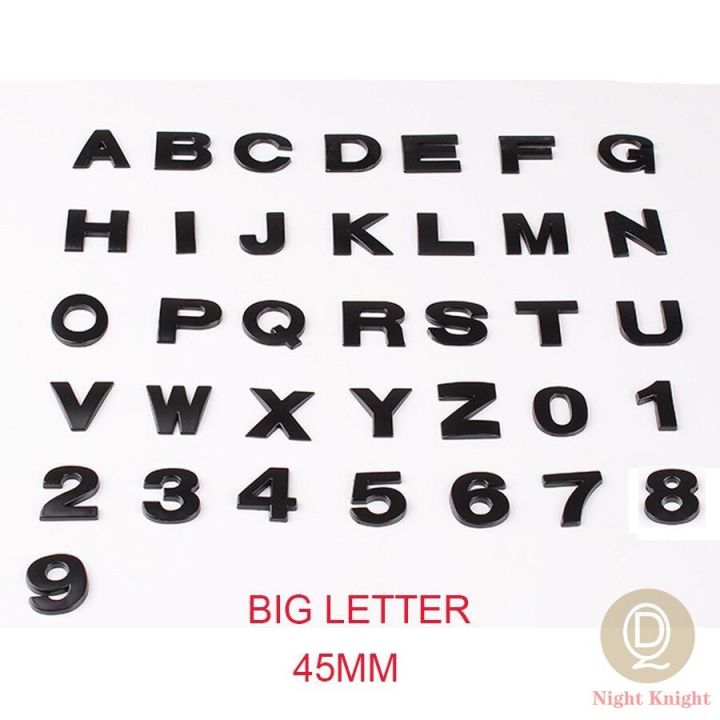 1Pcs%2045mm%20black%20Metal%20DIY%203D%20Alphabet%20Letter%20Car%20Auto%20Motor%20Bike%20Sticker%20Decal%20Emblem%20Badge%20Car%20Stickers%20-%20Image%202