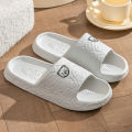 New Fashion Summer Couple Cosy Flat Slides Lithe Thin Soft Sole Sandals For Women Men Slippers Gent Shoes Home Indoor Flip Flops. 