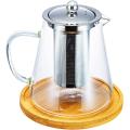 Brew Tea and Coffee in Style with Heat-Resistant Glass Tisset Flower Tea Potato Ketley Coffee Teapot - 900ml - A Unique Choice For Beverage Lovers.