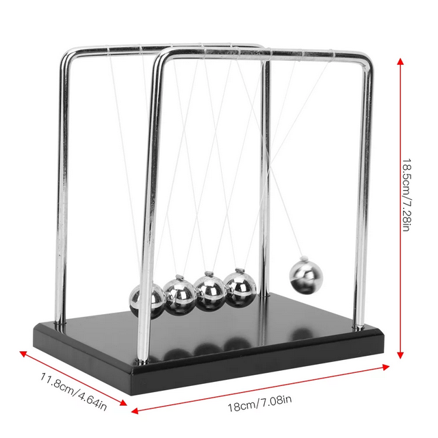 Newton's%20Cradle%20Balance%20Balls,%20Portable%20Desktop%20Metal%20Balance%20Pendulum%20Ball%20Physics%20Science%20Gadget%20Tool%20for%20Office%20Games%20Desktop%20Decoration%20-%20Image%202