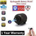 Mini Camera X5 Full HD WiFi 1080P 4K Wireless Support CCTV | Night Vision 140 Degree Wide Angle Lens Motion Detection Audio Video Recording Mobile App Remote Monitoring Professional Indoor Outdoor Gadget Black Color Recommended For Home Office Use. 