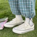 Spot Goods 1970sHigh-End Upgraded Blue Bottom Classic High-Top Canvas Shoes All-Matching Casual Couples Shoes. 