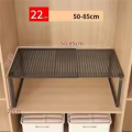 Telescopic Closet Shelf Retractable Expandable Wardrobe Divider Board Adjustable Layered Partition Cabinet Organizer. 
