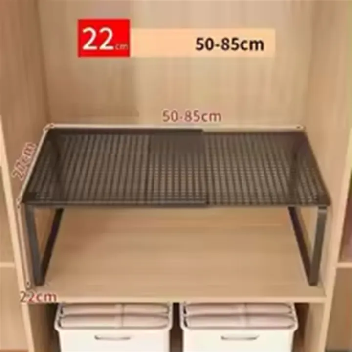 Telescopic%20Closet%20Shelf%20Retractable%20Expandable%20Wardrobe%20Divider%20Board%20Adjustable%20Layered%20Partition%20Cabinet%20Organizer%20-%20Image%202