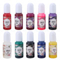 10 Bottles 10ml Epoxy Mix Color UV Resin Coloring Dye Colorant Pigment Crafts(null). 