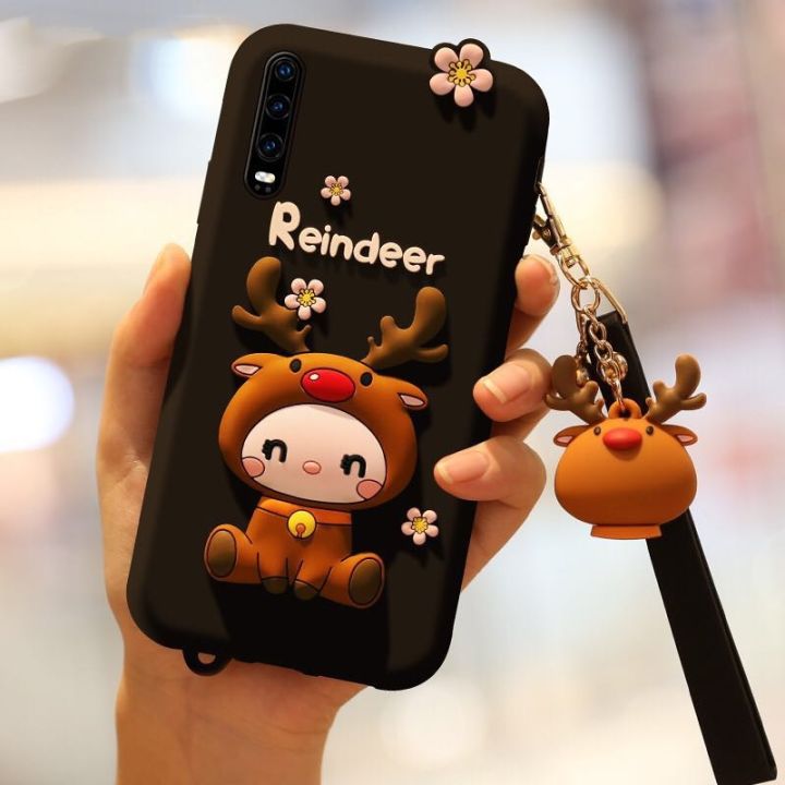 (New)Cartoon All-inclusive Anti-drop Silicone Cover for Huawei P30 Pro
