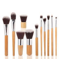 Bamboo Makeup Brush Set - 11 PCS.
