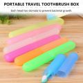 【The Edge of Beauty】Portable Toothbruh Cae Box Hiking Camping Toothbruh Protect.
