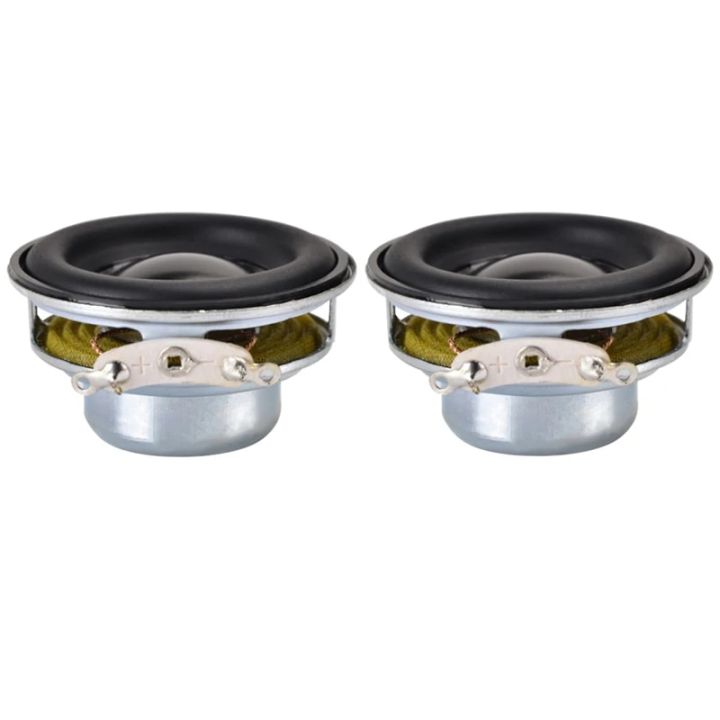 2Pcs/lot%2040MM%204%20Ohm%205W%20Audio%20Portable%20Speakers%201.5%20Inch%2016%20Core%20Small%20Full%20Range%20Rubber%20Side%20NdFeB%20Waterproof%20DIY%20Speaker%20-%20Image%202