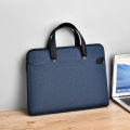 Briefcase Office Hand Bag Cow 2024 New Tsubu Waterproof Business Bag Large Capacity Male. 