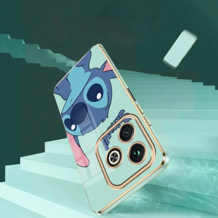 realme%20Note%2050%20note50%202024%20Lovely%20Monster%20Stitch%20Rubber%20Phone%20Cover%20Glossy%20Plating%20Case%20Shockproof%20Casing%20with%20Strap%20-%20Image%206