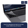 WIWU Keyboard Protector for MacBook Air 15.3 inch M2 2023 Model: A2941.