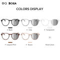 OQ BOGA 10 Styles Anti UV Photochromic Sunglasses Anti Blue Light Radiation Round Frame Computer Glasses.