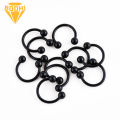【Limited-time offer】 10Pcs Stainless Steel Horseshoe Bar Lip Nose Ear Ring Stud Body Piercing Set. 