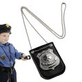 US Polices Badge Costume Party Dress Up Accessories Special Cop Badge With Chain For Clothes Bags Hats Decor Supplies Kids Gift. 