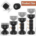 2Pcs Bed Frame Anti-Shake Tool Adjustable Headboard Stopper Fixer Prevent Loosening Silent Bedside Support for Bed Cabinet Chair. 