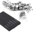 Drawing Shading Compressed Charcoal Sticks – Pack of 6 Pcs | Artist Sketching Charcoal. 