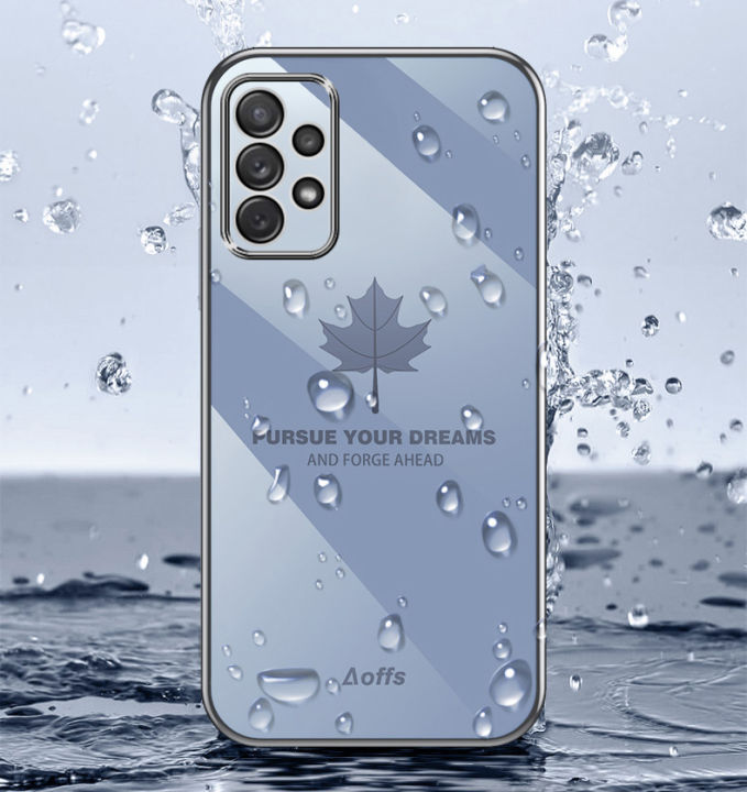 For%20Samsung%20Galaxy%20A33%205G%20back%20cover%20wristband%20fashion%20shiny%20Maple%20Leaf%20plating%20square%20bumper%20phone%20case%20soft%20TPU%20silicone%20shockproof%20protective%20cover%20-%20Image%206